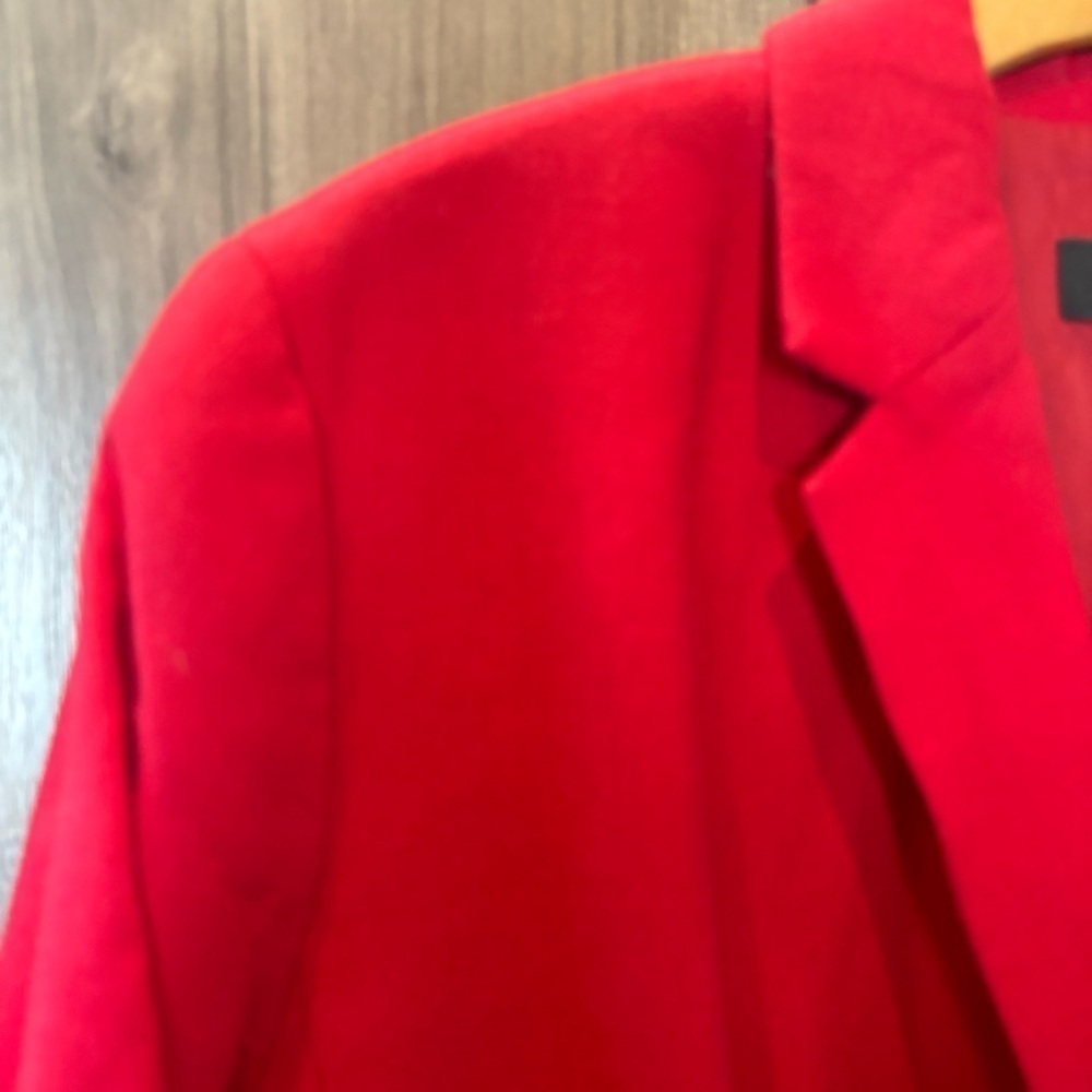 Talbots 22wp blazer wool blend stretch‎ red - Picture 3 of 9